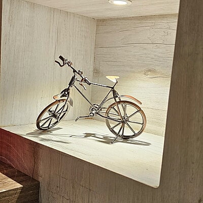 Metal cycle Rustic Metal Motorcycle Sculpture