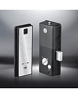 Yale Reflecta Biometric Digital Rim Door Lock with Fingerprint & PIN – Mirror Finish
