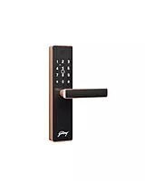 Godrej Neo Prime Smart Digital Door Lock – Fingerprint, PIN & RFID | Titanium Grey & Rose Gold