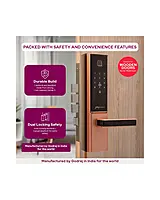 Godrej Advantis GSL D1 Smart Digital Door Lock – Black & Rose Gold