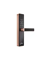 Godrej Neo Prime Smart Digital Door Lock – Fingerprint, PIN & RFID | Titanium Grey & Rose Gold