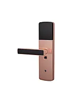 Godrej Neo Prime Smart Digital Door Lock – Fingerprint, PIN & RFID | Titanium Grey & Rose Gold