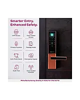 Godrej Advantis GSL D1 Smart Digital Door Lock – Black & Rose Gold