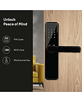 Yale YDME50 Pro Smart Mortise Door Lock with PIN, RFID & Mechanical Key – Black