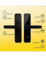 Yale YDME50 Pro Smart Mortise Door Lock with PIN, RFID & Mechanical Key – Black
