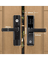 Yale YDME50 Pro Smart Mortise Door Lock with PIN, RFID & Mechanical Key – Black