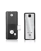 Yale Reflecta Biometric Digital Rim Door Lock with Fingerprint & PIN – Mirror Finish