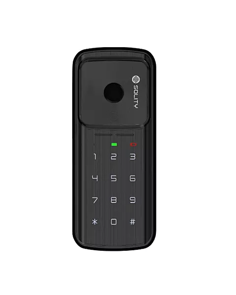 Solity GG-33B Premium Digital Rim Lock(For Glass Door Only) With Fingerprint And Password
