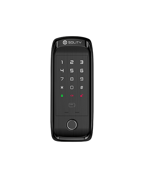 Solity GD-60B Premium Digital Rim Lock With Fingerprint Password RFID Card Emergency Key