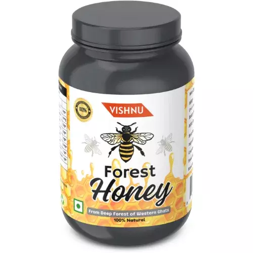 Vishnu Pure Wild Forest Honey | 100% Raw & Unprocessed | Apis Serena Honey from Western Ghats | Natural Immunity Booster