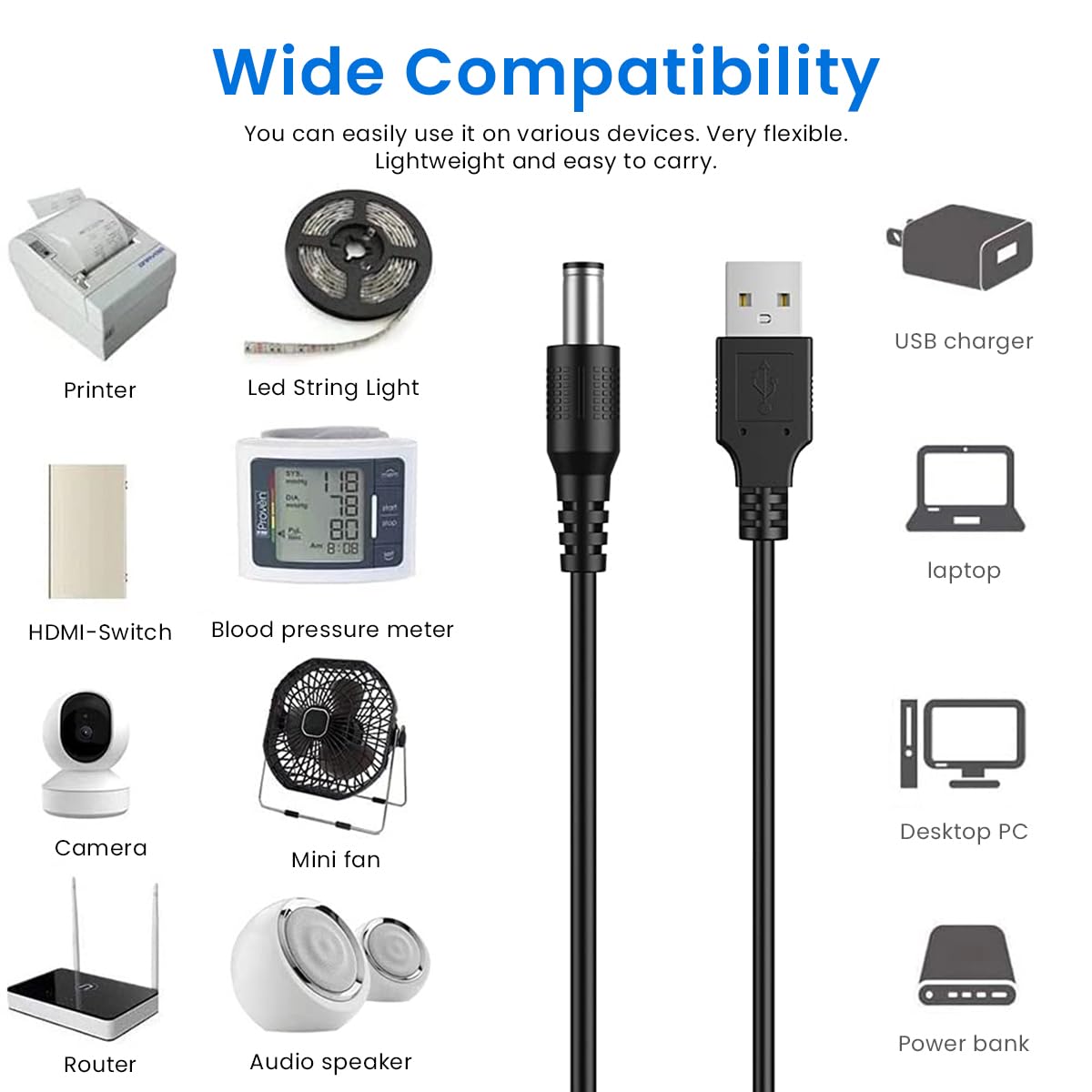 Magnetic USB Charging Cable for Honor Band 6 / Huawei Band 6 / Honor Watch ES / Huawei 4X Magnetic USB Charging Cable for Honor Band 6 / Huawei Band 6 / Honor Watch ES / Huawei 4X