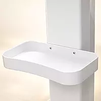 White Beauty Machine Trolley with Storage Tray