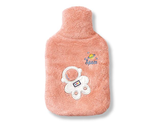 2L Hot Water Bottle with Plush Cover – Leak-Proof Heat Bag for Pain Relief (2000ml)