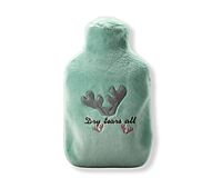 2L Hot Water Bottle with Plush Cover – Leak-Proof Heat Bag for Pain Relief (2000ml)