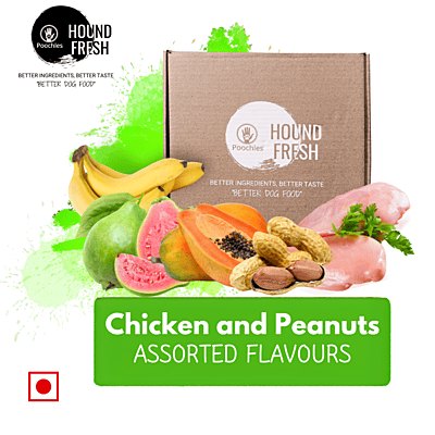 Hound Fresh Sample Pack Banana, Papaya, Guava Flavours 150 gms Hound Fresh Sample Pack Banana, Papaya, Guava Flavours 150 gms