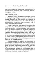 How to Shape the Personality