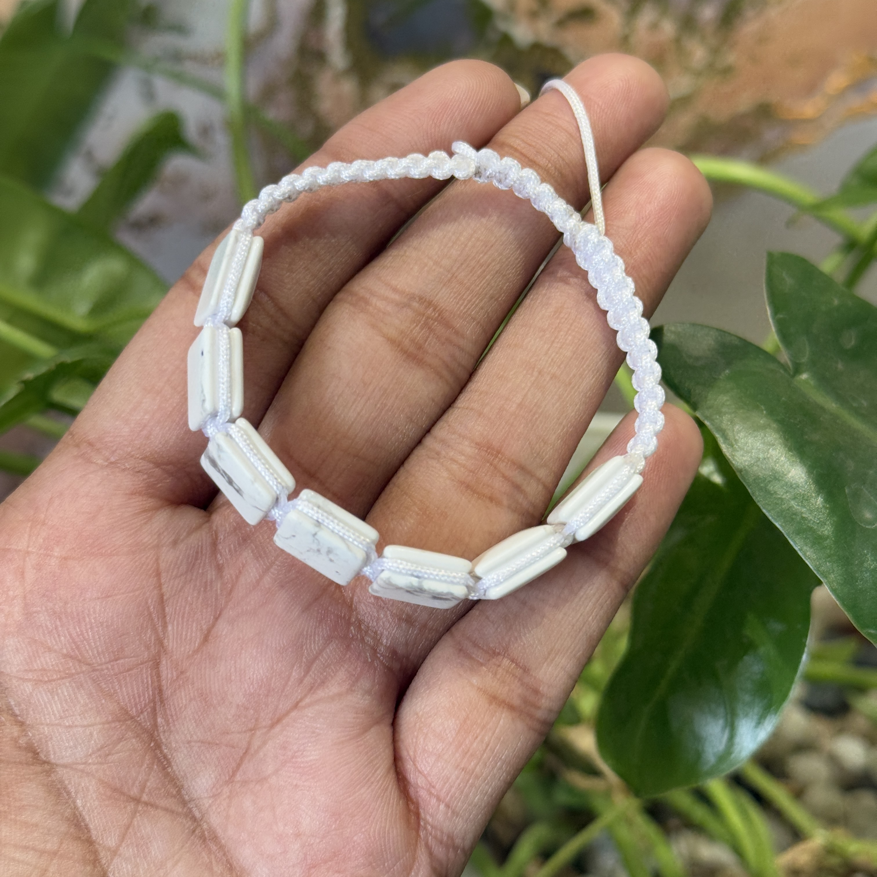 Howlite Crystal Bracelet