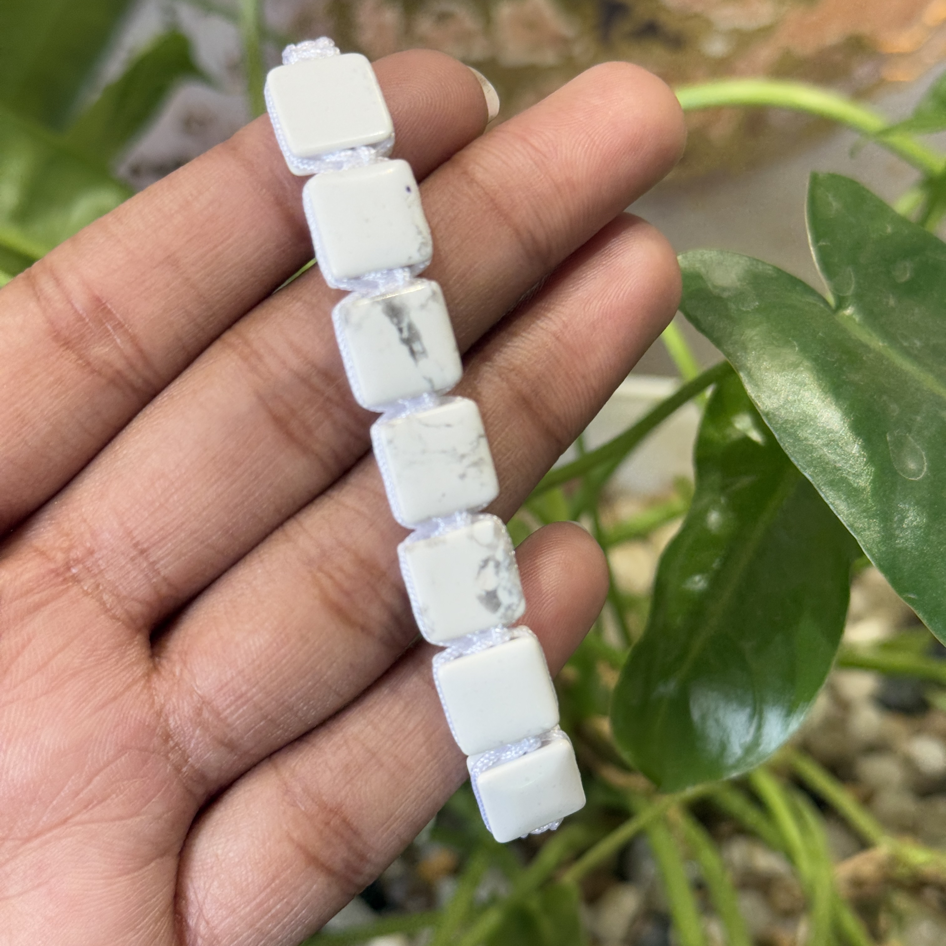 Howlite Crystal Bracelet