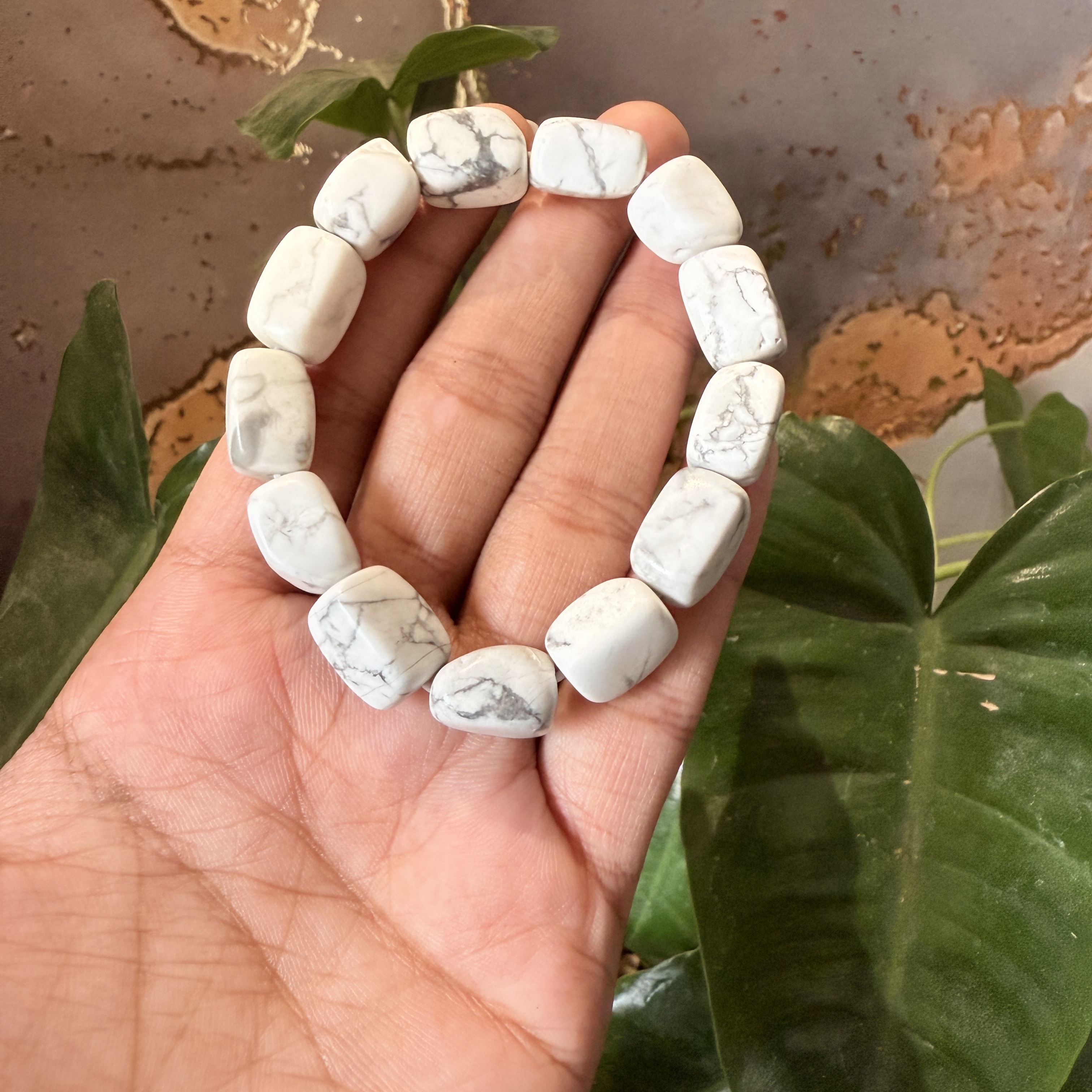 Howlite Crystal Bracelet