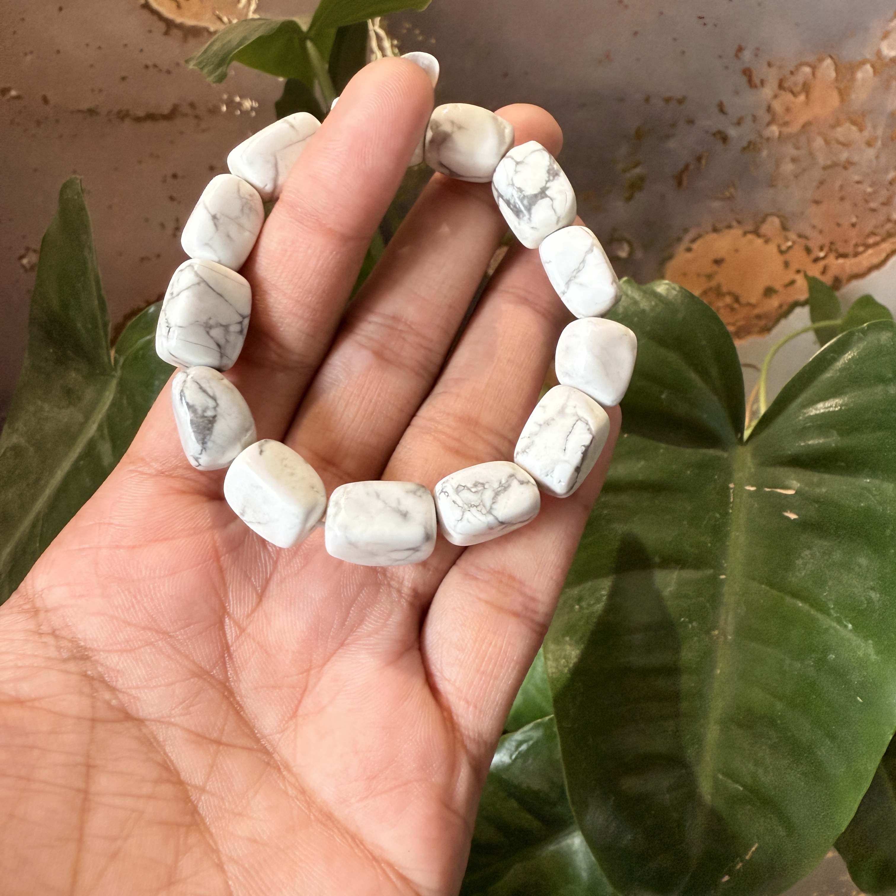 Howlite Crystal Bracelet