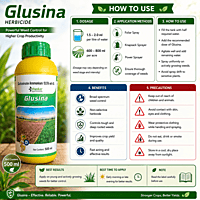 Bhaskar Agrochemicals GLUSINA Herbicide | Vetrivel Agro Services