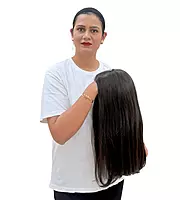 Full Head Wig - Silk Base - Human Hair