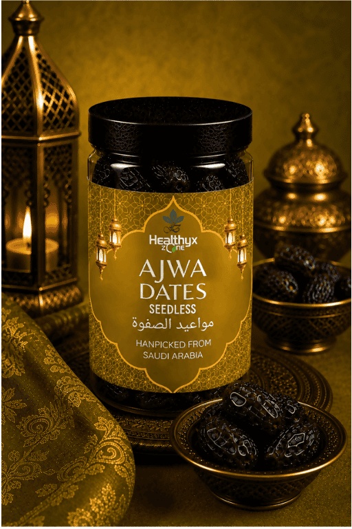 Ajwa Dates Seedless | Healthyx Zone