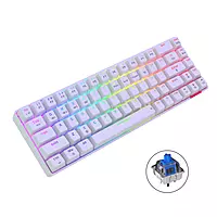 Portronics Hydra 10 Mechanical Wireless Keyboard – Rechargeable | Bluetooth + 2.4GHz Wireless | Mechanical Switches