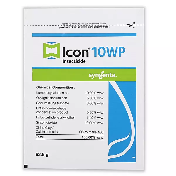 Syngenta Icon 10WP For The Control Of Mosquitoes, Cockroaches And Houseflies - 125gm, Pack of 1