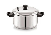 Sonu Stainless Steel Idly Cooker with Micro Holes, Triply Base, Induction Compatible