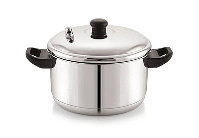 Sonu Stainless Steel Idly Cooker with Micro Holes, Triply Base, Induction Compatible