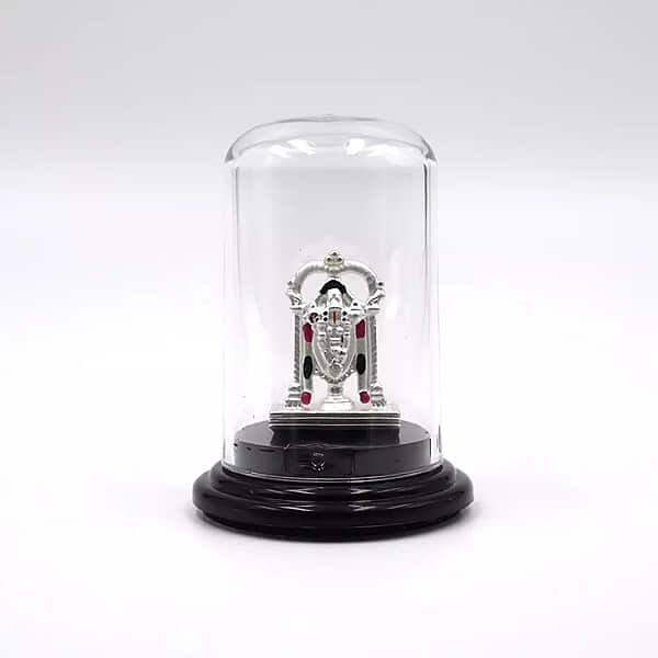 999 Pure Silver Lord Tirupati Balaji Statue for Pooja, Gift, and Car Dashboard (IDOL0002)
