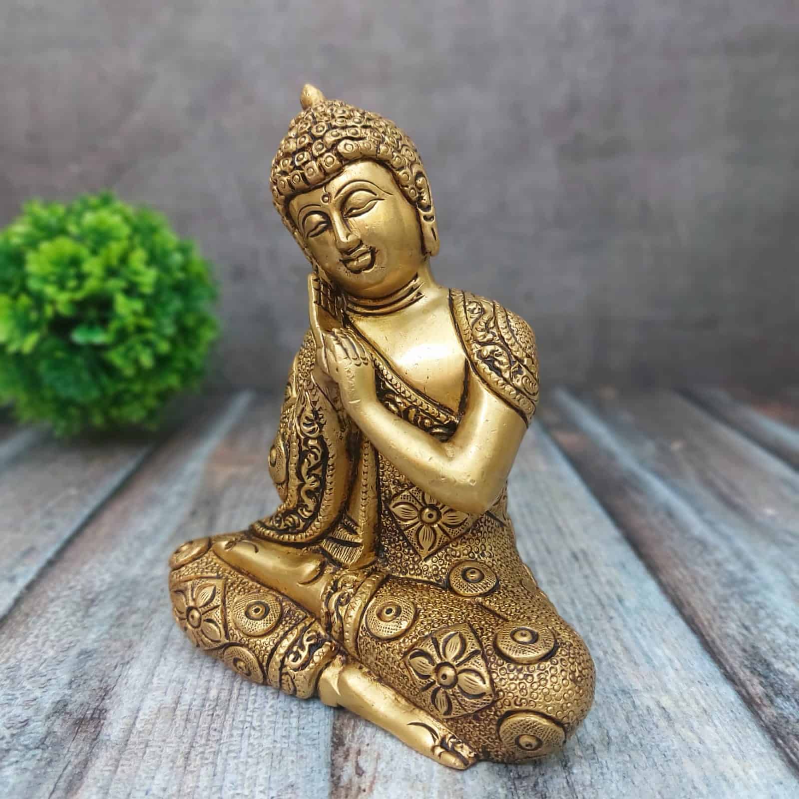 Brass Buddha - 6 inch Height | Enlightened Spiritual Master