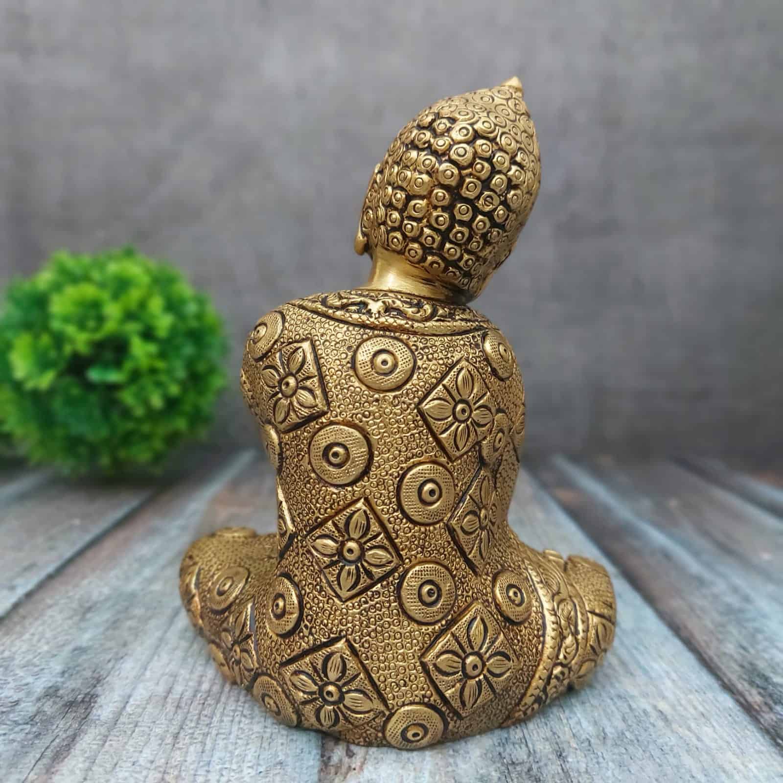 Brass Buddha - 6 inch Height | Enlightened Spiritual Master