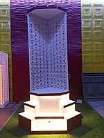 WPC Jali Mandir With Drawers