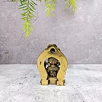 Brass Ganesh Idol Small - 3.2 inch Height | Small Brass Ganesh Idol for Blessings - Shop Now