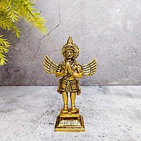Brass Garuda Idol - 5.2 inch Height | Sacred Brass Garuda Idol for Blessings - Premium Quality