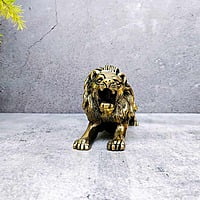 Brass Lion Statue 3.7 inch Height