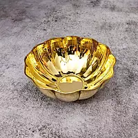 Brass Bowl - 5.2 inch Diameter - Set of Two | Stylish Brass Serving Bowls - Set of 2