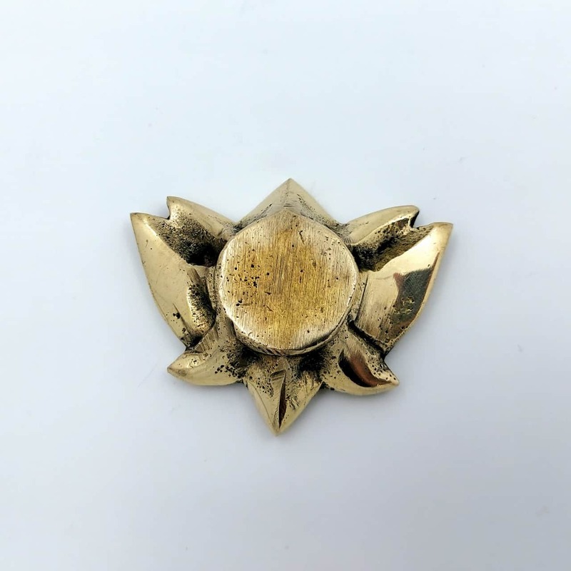 Brass Small Lotus Diya - Pair - 2.6 inch Length | Subtle Illumination