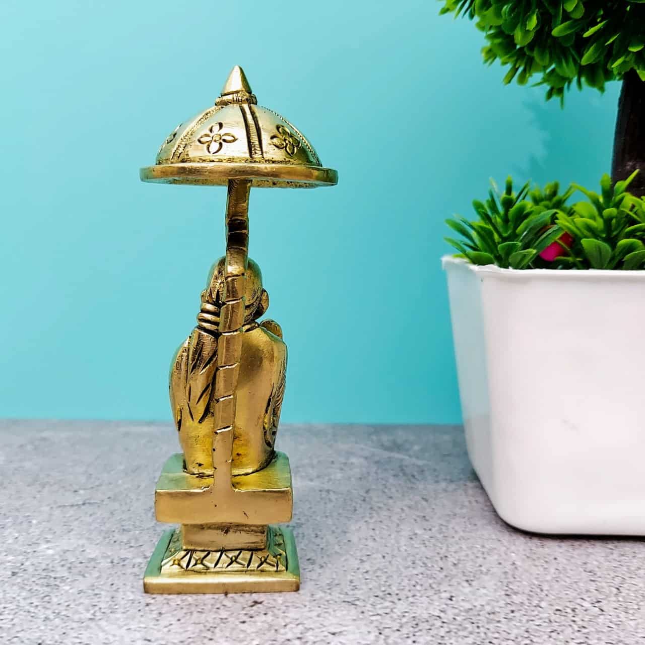 Brass Sai Baba - 4.5 inch Height | Spiritual Guru
