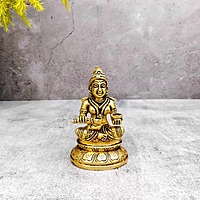 Brass Annapoorna Devi Idol 4 inch Height - 4 inch Height | Exquisite Brass Idol of Annapoorna Devi for Divine Blessings