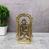 Brass Tirupati Balaji / Venkateshwara Idol - 6.5 inch Height | Brass Idol of Tirupati Balaji/Venkateshwara for Divine Worship