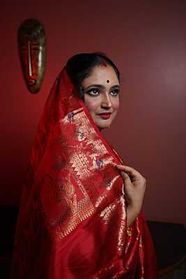 red all over work pure Mulberry silk swarnachari red all over work pure Mulberry silk swarnachari