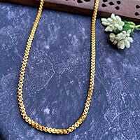1 Gram Gold Thali Chain 24 Inches