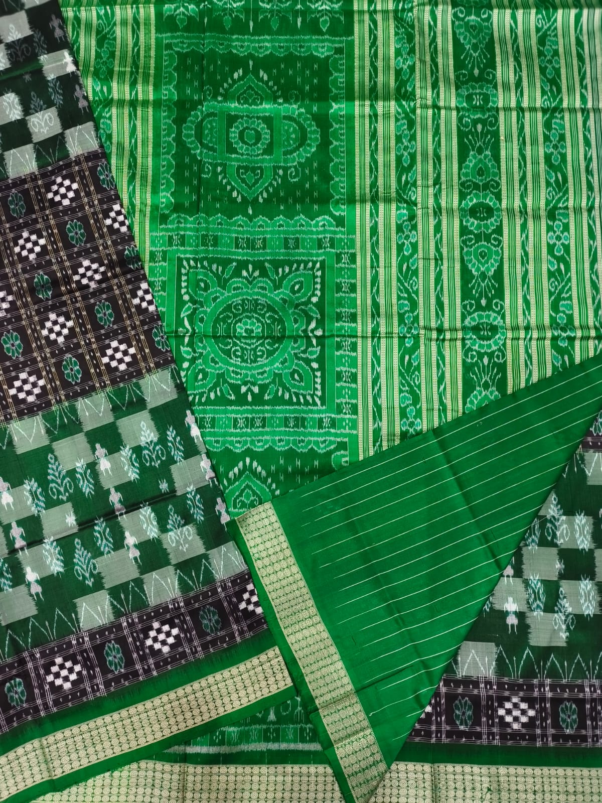 BLACK SAKTA SILK SAREE