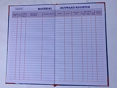 M Tech Outward Register
