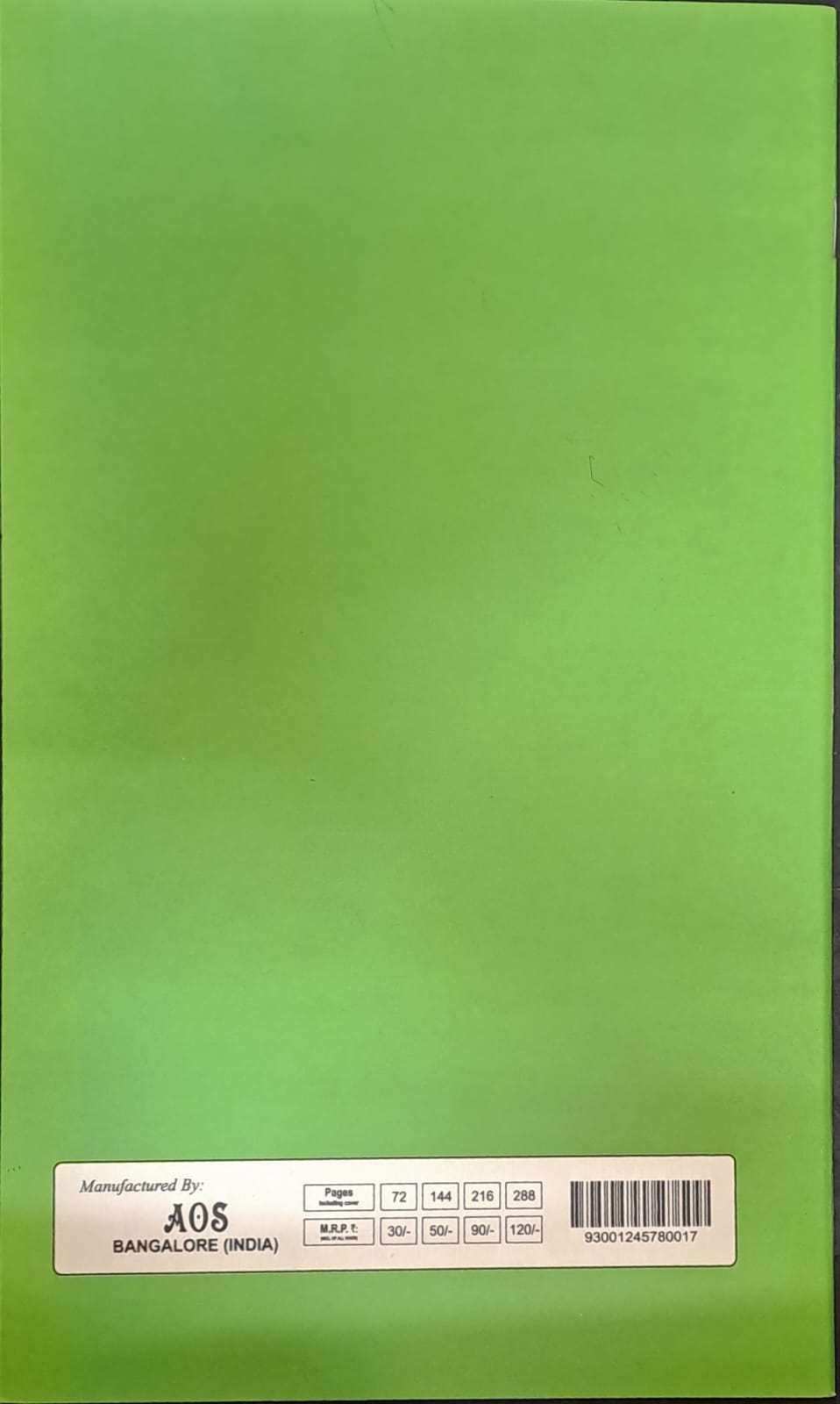 A-ONE'S Long Notebook