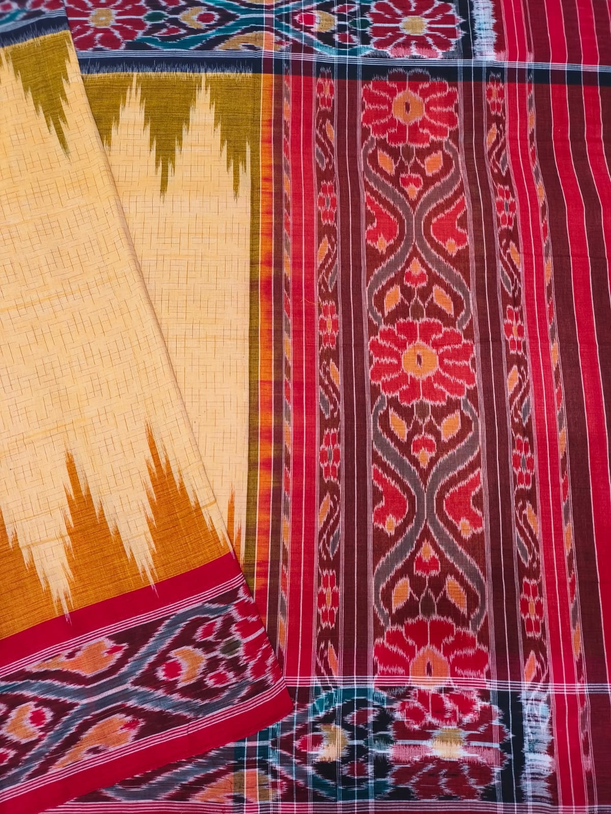 JHARANA DOUBLE BORDER SAREE