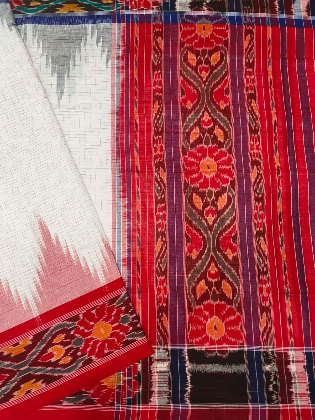 JHARANA DOUBLE BORDER SAREE